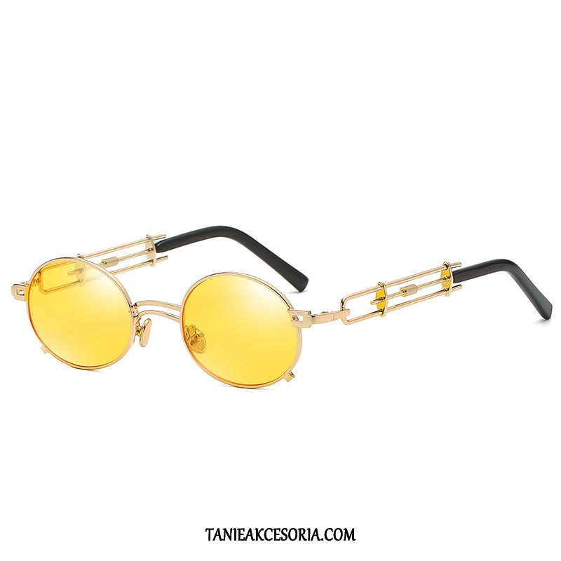 Męskie Okulary Przeciwsłoneczne 2019 Mały Groomsmen, Okulary Przeciwsłoneczne Trendy Damska Osobowość Gelb Gold
